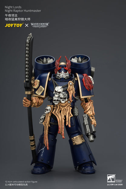 (25/8) Night Lords Night Raptors - "The Horus Heresy" Primarch-Warhammer 30k 1/18 Action Figure By JOYTOY