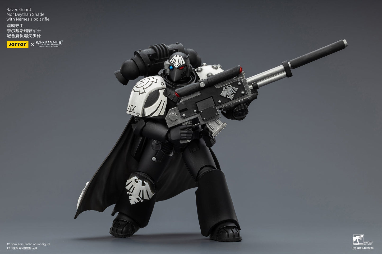 (CUTOFF MAY 1 ) Raven Guard Set - Warhammer "The Horus Heresy" 1/18 Action Figure By JOYTOY