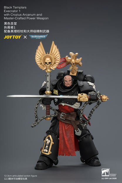 (8/8) Black Templars Execrator - Warhammer 40K 1/18 Action Figure By JOYTOY