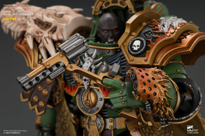 (15/10) Salamanders Vulkan, Primarch of the XVlllth Legion with Dawnbringer, The Furnace's Heart and Dragon's Breath Gauntlet - Warhammer 30k 1/18 Action Figure By JOYTOY
