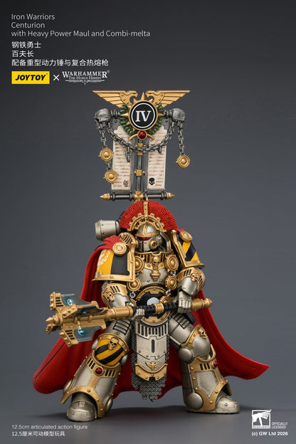 (20/6 CUTOFF) Iron Warriors Centurion - Primarch-Warhammer 40k 1/18 Action Figure By JOYTOY