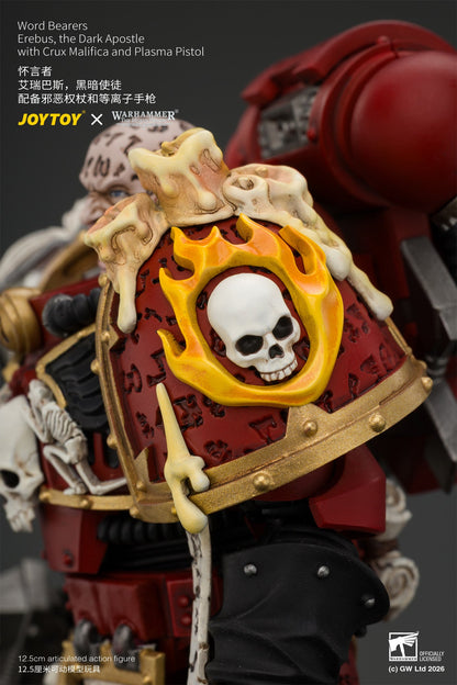 (5/10/2026)Word Bearers Erebus, the Dark Apostle & MkVI Tactical Sergeant - Warhammer "The Horus Heresy" 1/18 Action Figure By JOYTOY