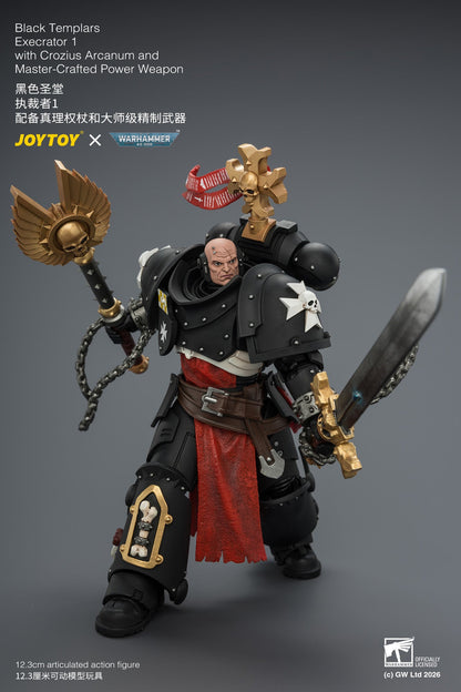 (8/8) Black Templars Execrator - Warhammer 40K 1/18 Action Figure By JOYTOY