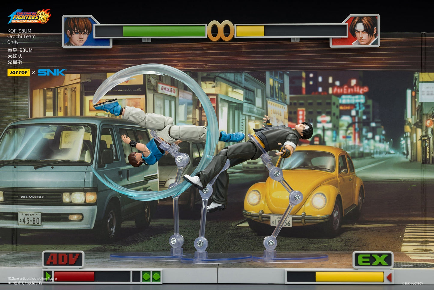 (CUTOFF APR 5 ) KOF'98UM Orochi Team -SNK KOF 1/18 Action Figure By JOYTOY