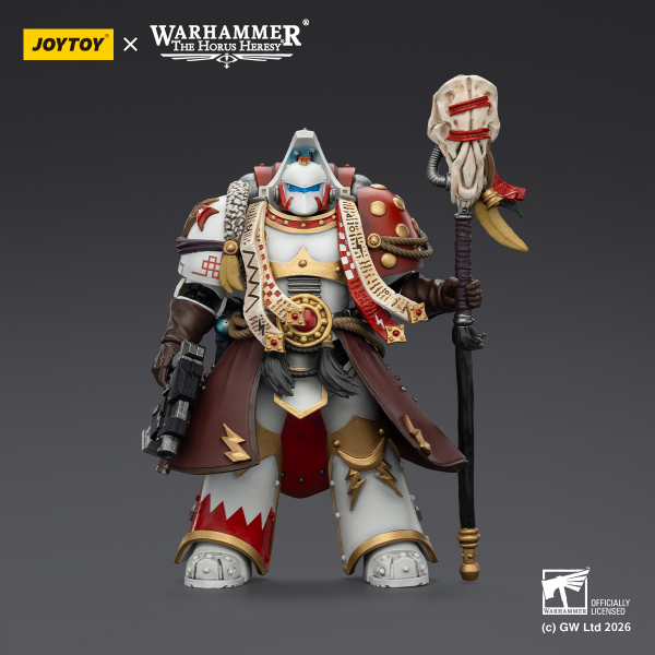 (25 FEB CUT OFF)White Scars Stormseer Consul & Legion Praetor -Warhammer 40k 1/18 Action Figure By JOYTOY