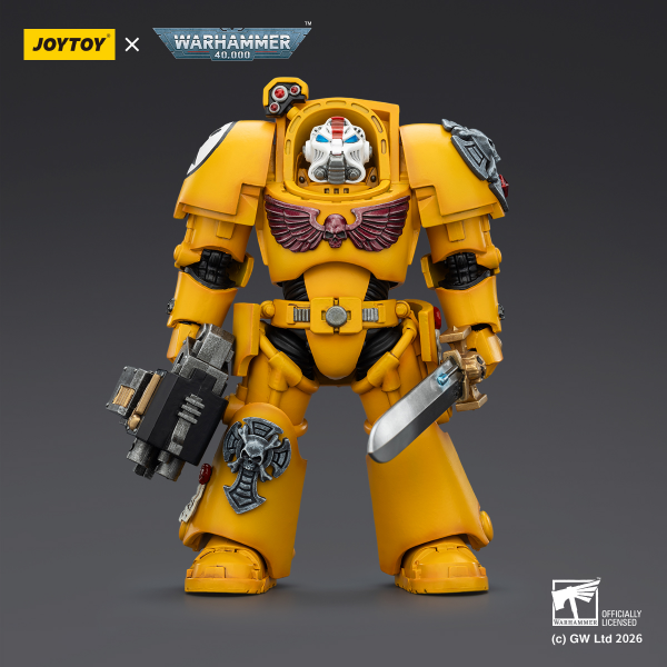 (20 FEB CUTOFF) Imperial Fists Terminator-Warhammer 40k 1/18 Action Figure By JOYTOY