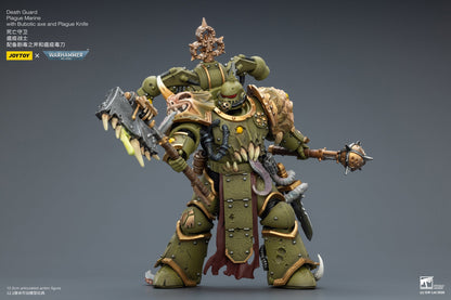 (5 MAR CUT OFF)Death Guard Plague Marine Champion / Death Guard Plague Marine - "Warhammer 40k" 1/18 Action Figure By JOYTOY