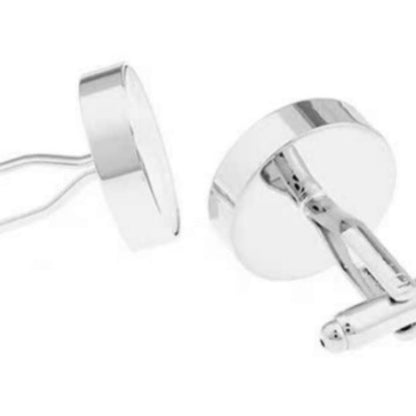 12 Pairs Men's Metal Cufflinks