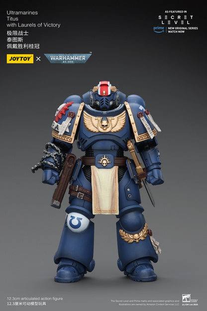 Ultramarines Set - Titus, Metaurus, Levantus, Torvald - Warhammer 40K  1/18 Action Figure By JOYTOY