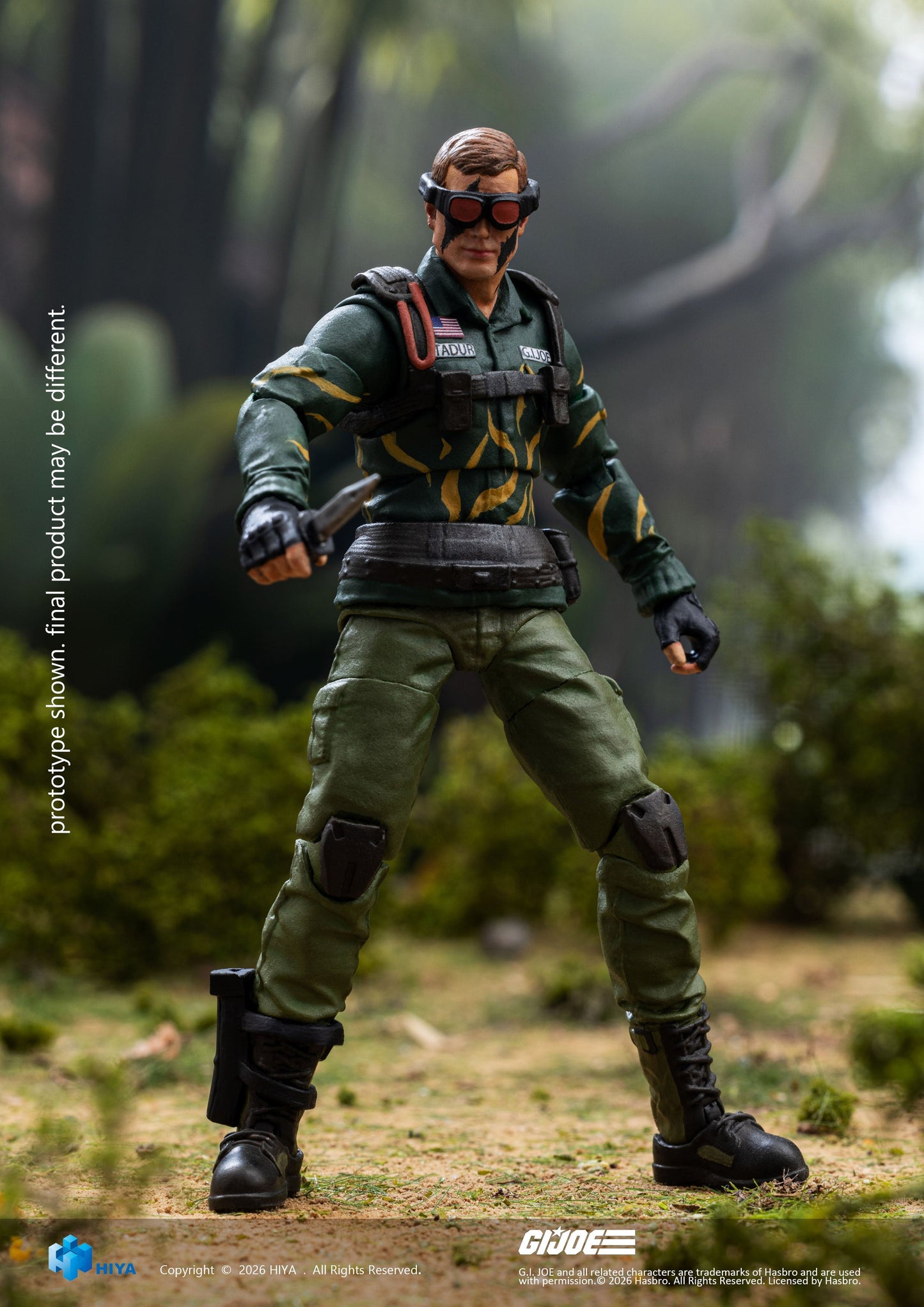 (30/6) 1/18 G.I.Joe Dusty Tiger Force - Exquisite Mini Series Action Figure By HIYA Toys