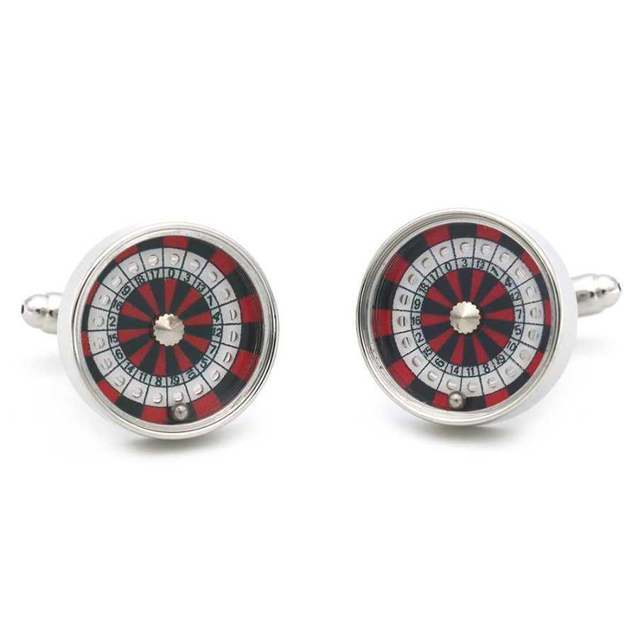 12 Pairs Men's Metal Cufflinks
