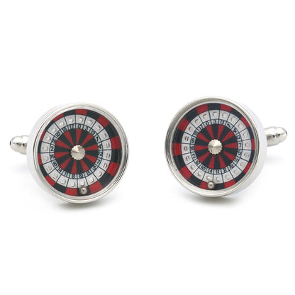 12 Pairs Men's Metal Cufflinks