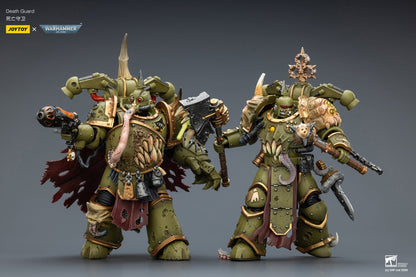 (5 MAR CUT OFF)Death Guard Plague Marine Champion / Death Guard Plague Marine - "Warhammer 40k" 1/18 Action Figure By JOYTOY