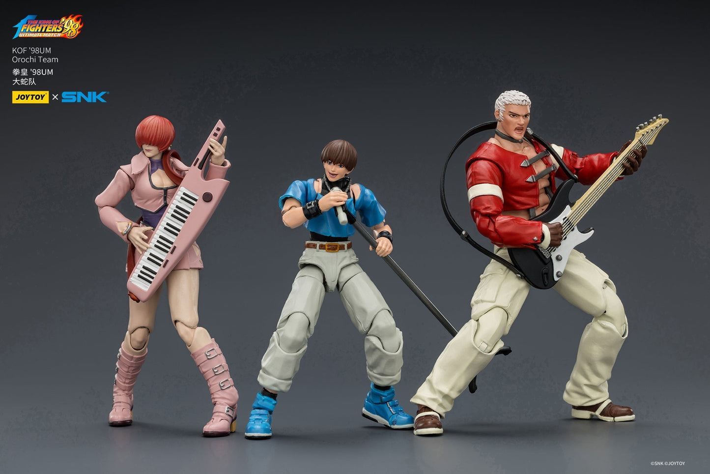(CUTOFF APR 5 ) KOF'98UM Orochi Team -SNK KOF 1/18 Action Figure By JOYTOY