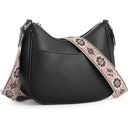 Women's Leather Bag - Single Room Adjustable