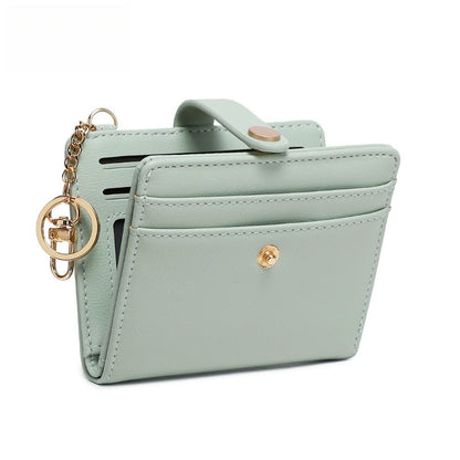 Ladies Leather Bag-RFID Anti-theft Brush Zipper Card Bag