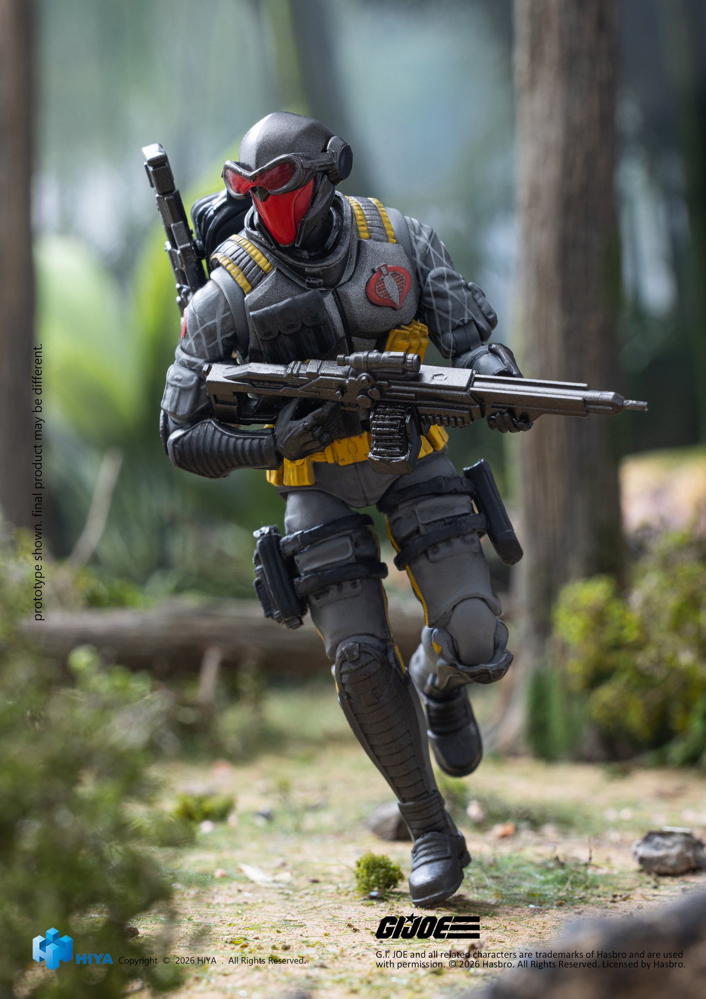 (30/6 CUTOFF) Exquisite Mini Series 1/18 Scale 4 Inch G.I.Joe Cobra Viper Python Patrol Version Action Figure By HIYA Toys