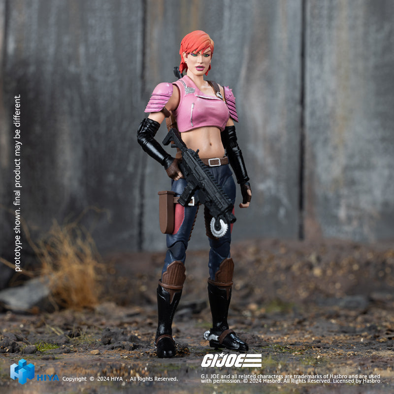 G.I.Joe Zarana Exquisite Mini Series 1/18 Scale - Action Figure By HIYA Toys