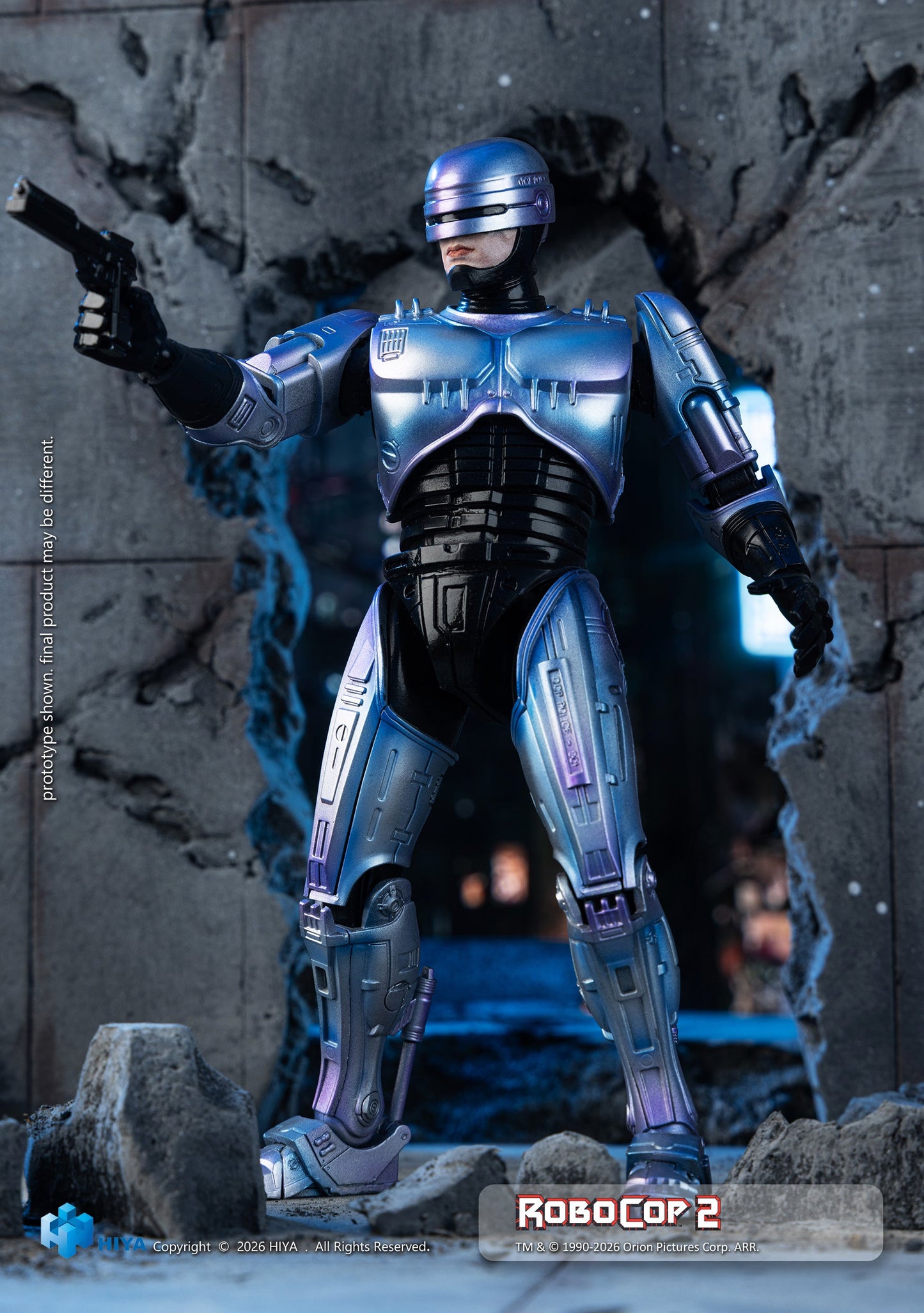 (31.3Cutoff) RoboCop - Exquisite Super Series 1/12 Scale-Action Figure By HIYA Toys