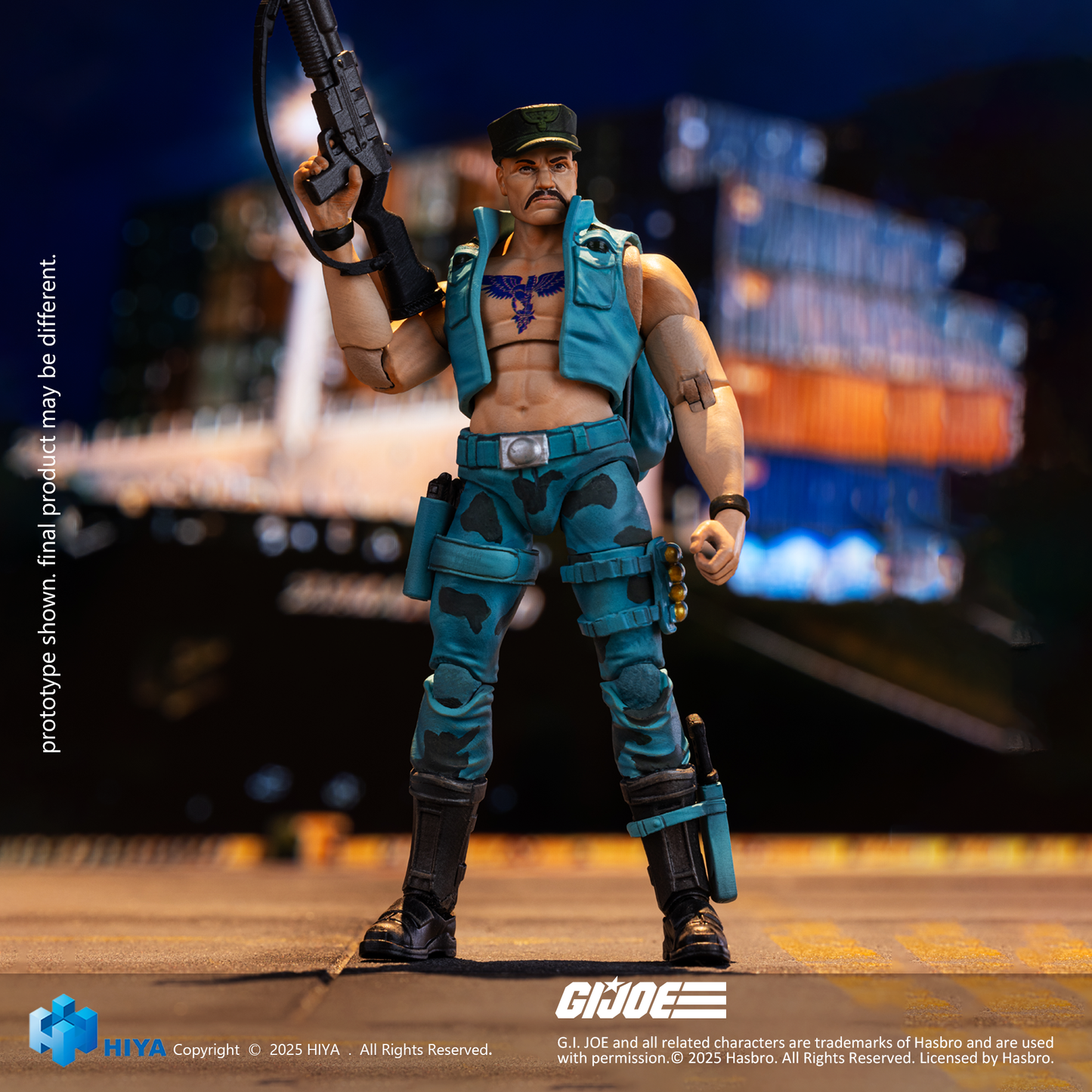 G.I.Joe Gung-Ho Marine Version Exquisite Mini Series - 1/18 Scale Action Figure By HIYA Toys
