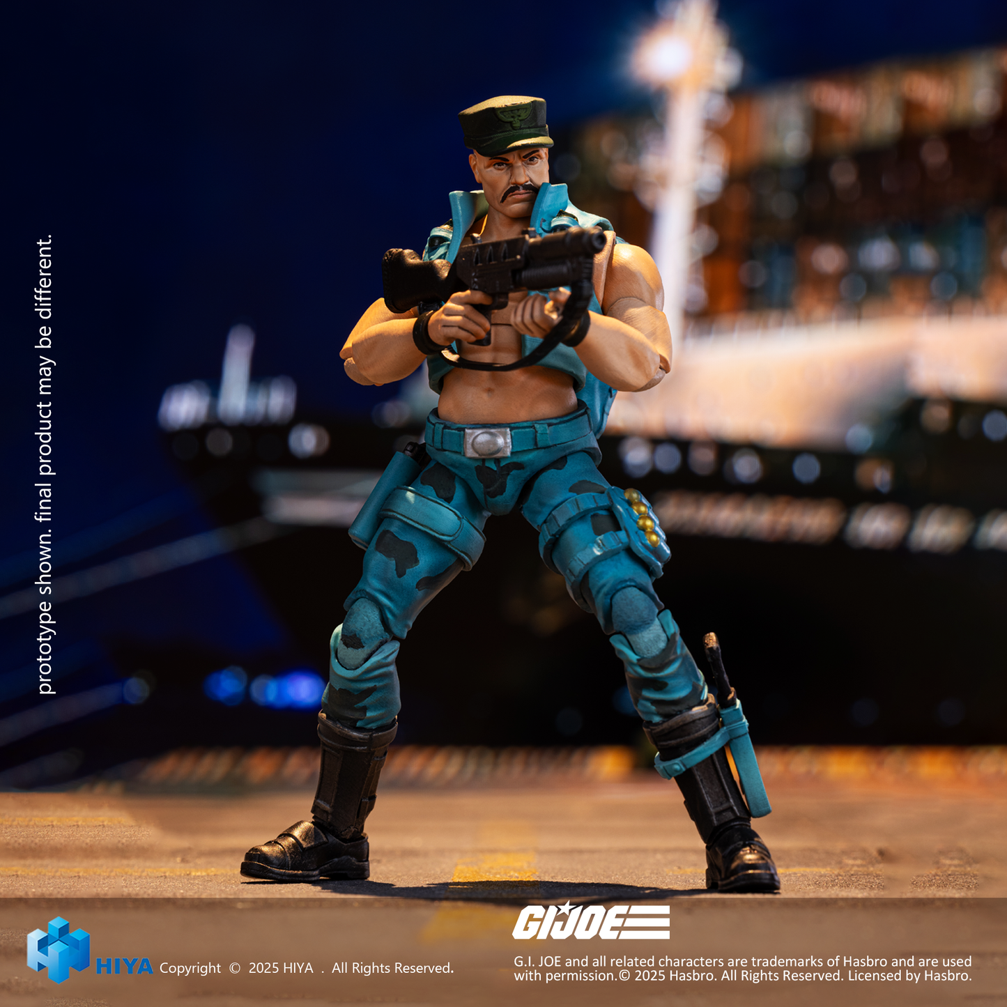 G.I.Joe Gung-Ho Marine Version Exquisite Mini Series - 1/18 Scale Action Figure By HIYA Toys
