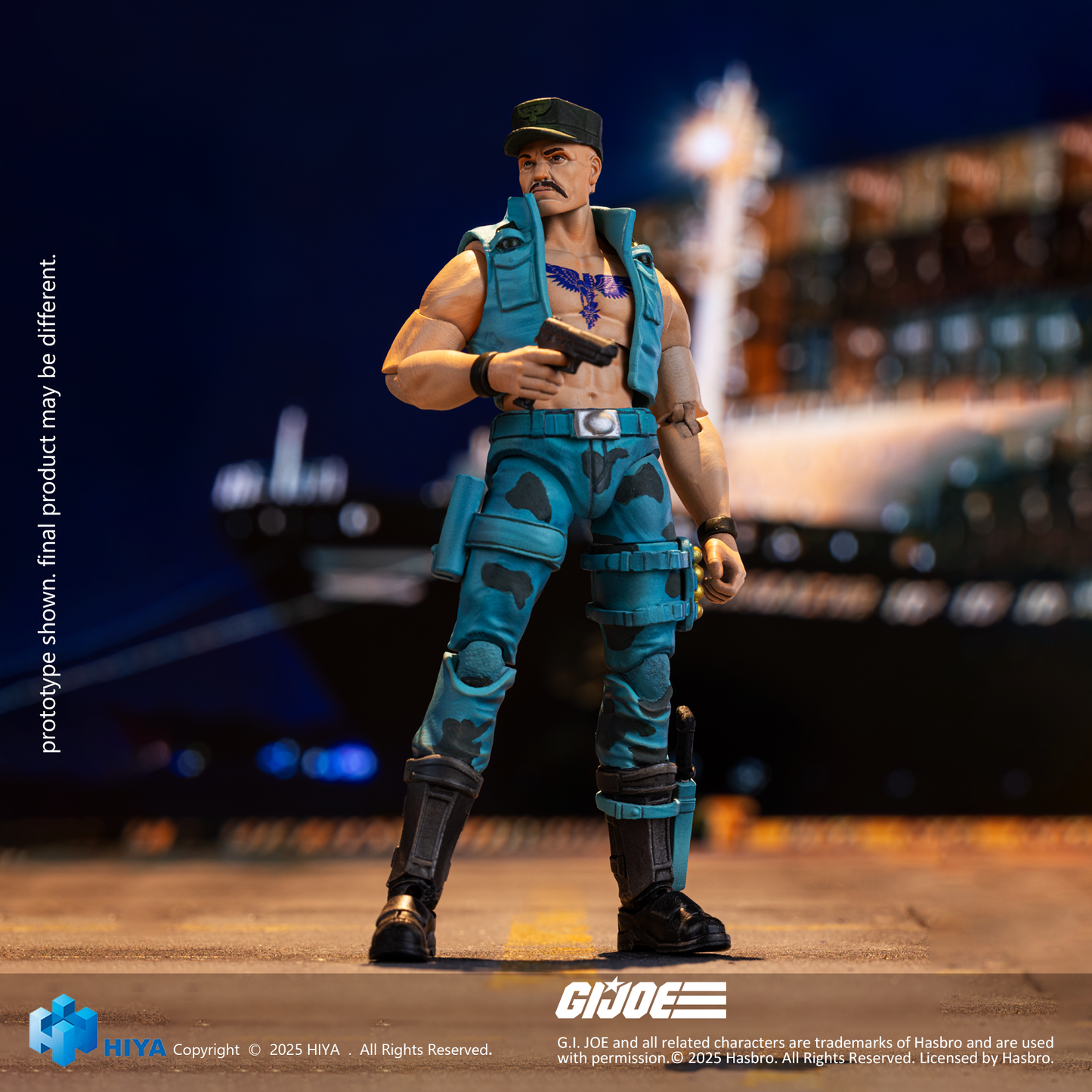 G.I.Joe Gung-Ho Marine Version Exquisite Mini Series - 1/18 Scale Action Figure By HIYA Toys