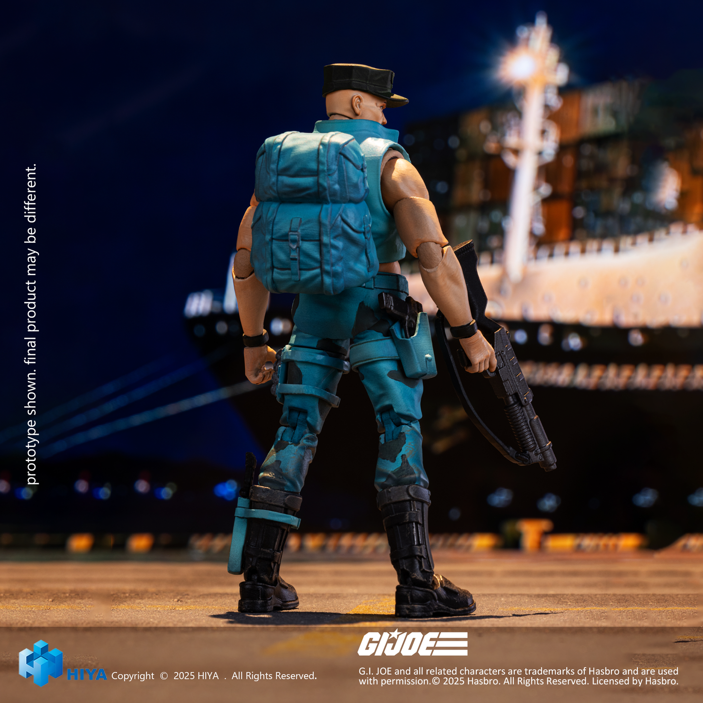 G.I.Joe Gung-Ho Marine Version Exquisite Mini Series - 1/18 Scale Action Figure By HIYA Toys