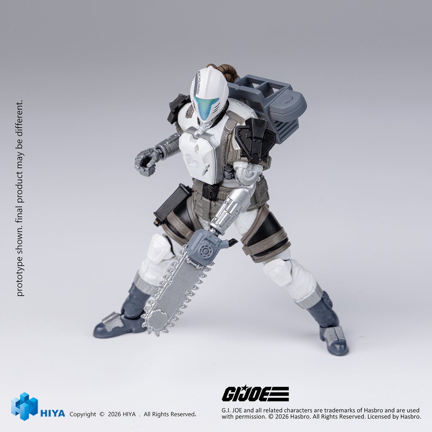 (31/8) G.I.Joe Arctic B.A.T - HIYA Exquisite Mini Series 1/18 Scale 4.1 Inch Action Figure