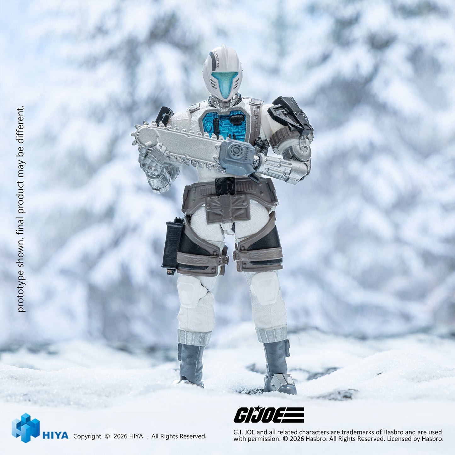 (31/8) G.I.Joe Arctic B.A.T - HIYA Exquisite Mini Series 1/18 Scale 4.1 Inch Action Figure