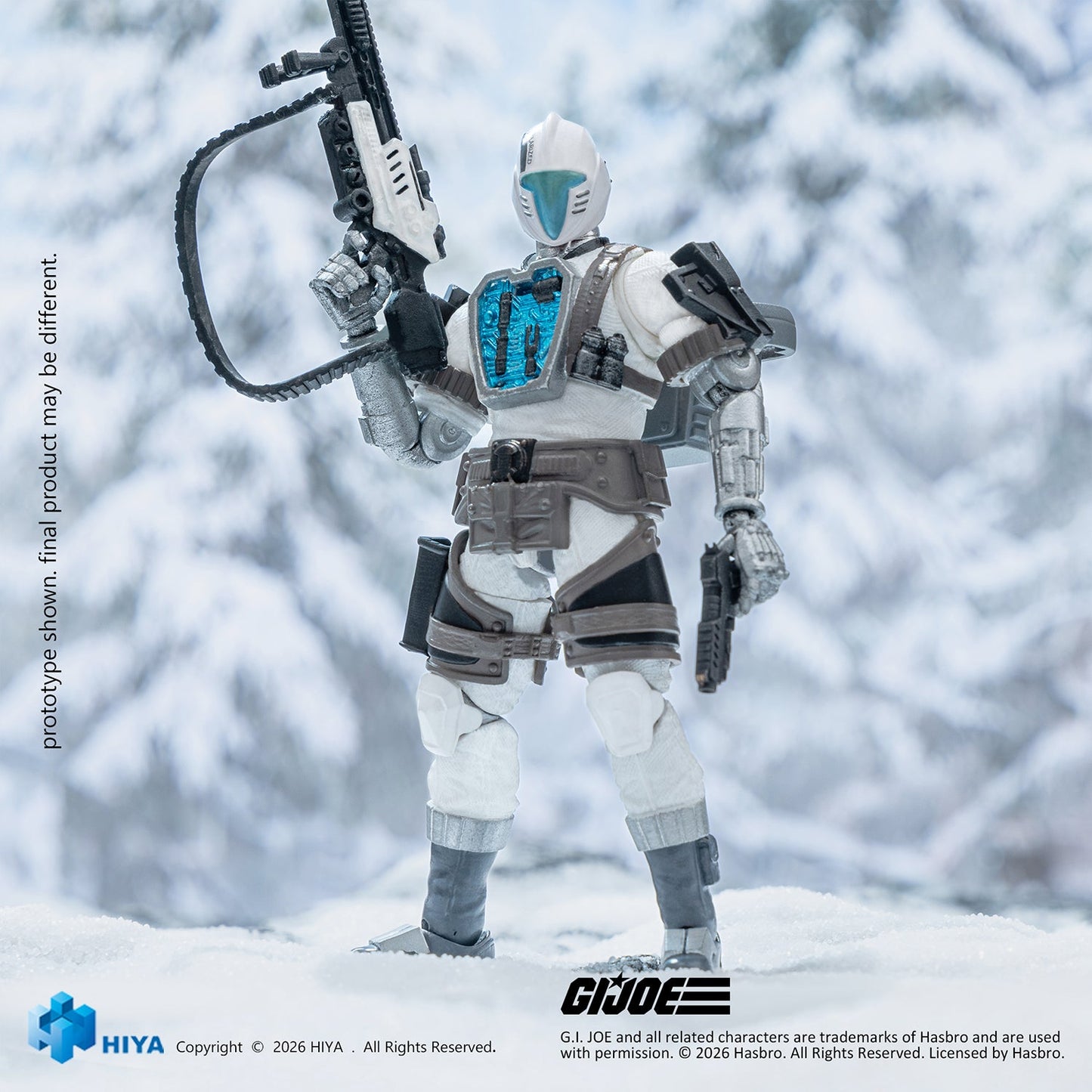 (31/8) G.I.Joe Arctic B.A.T - HIYA Exquisite Mini Series 1/18 Scale 4.1 Inch Action Figure