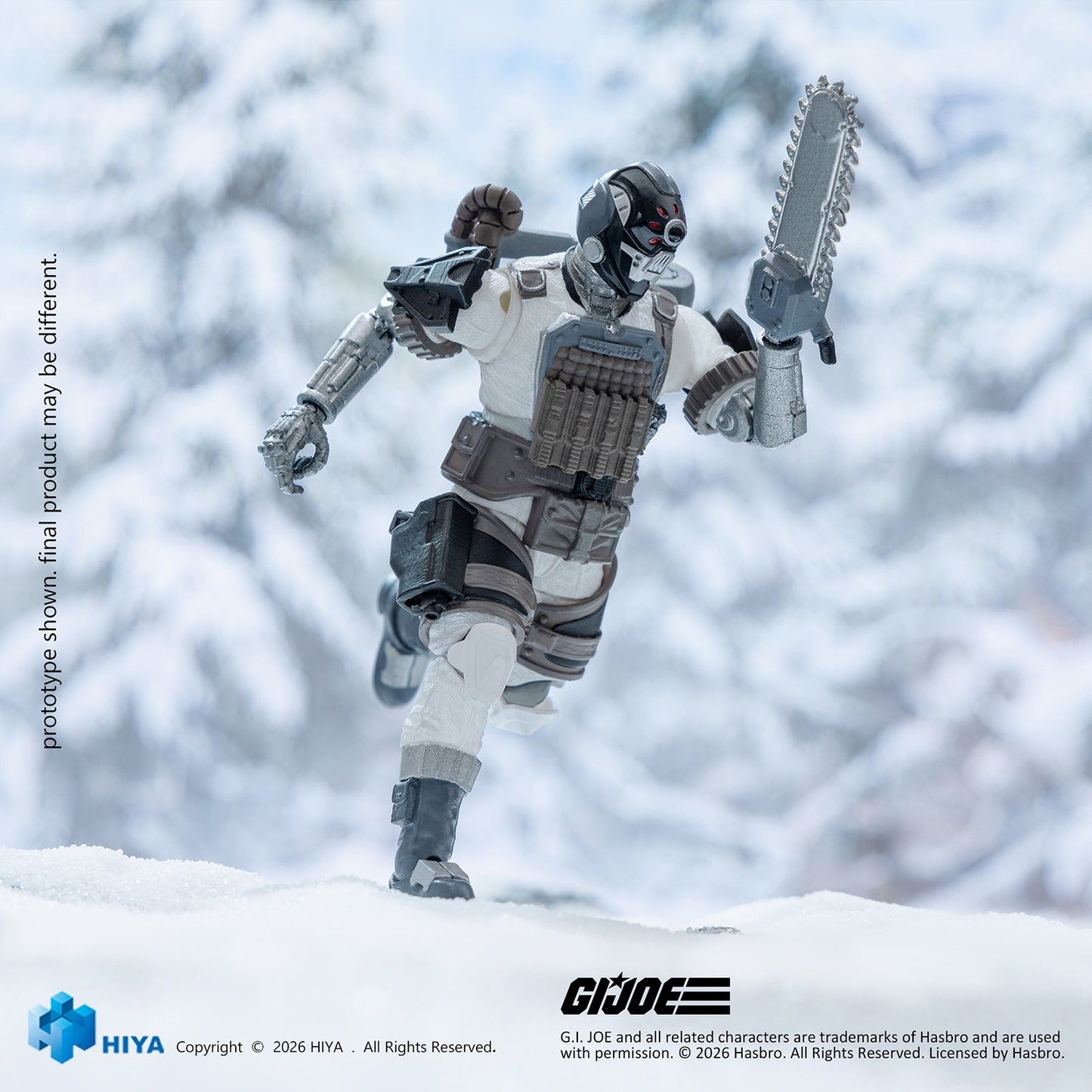(31/8) G.I.Joe Arctic B.A.T - HIYA Exquisite Mini Series 1/18 Scale 4.1 Inch Action Figure
