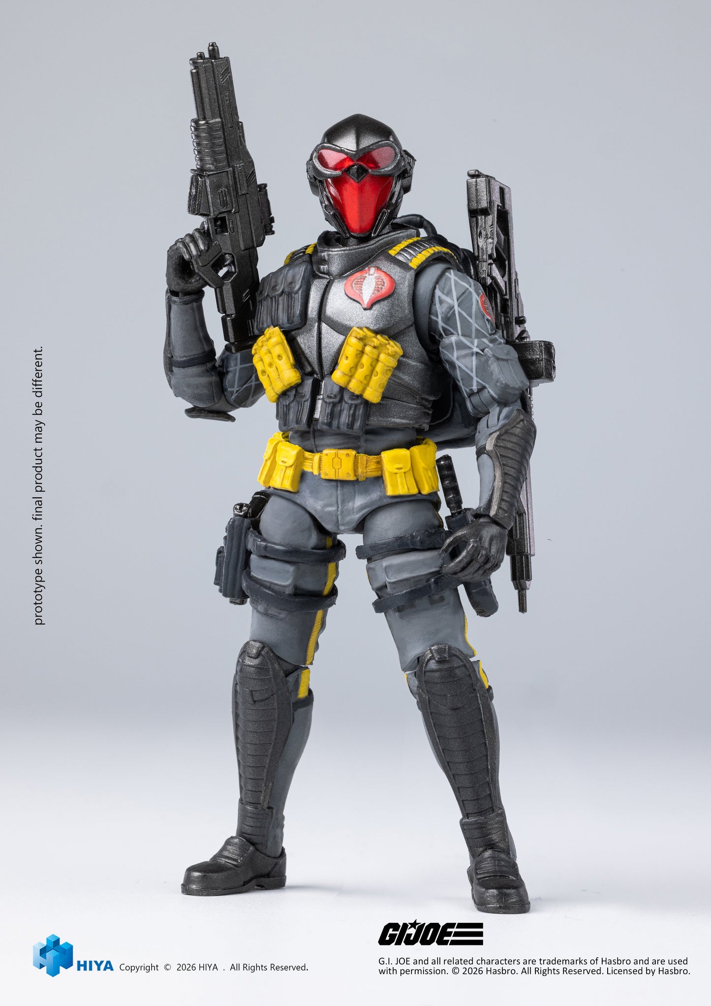 (30/6 CUTOFF) Exquisite Mini Series 1/18 Scale 4 Inch G.I.Joe Cobra Viper Python Patrol Version Action Figure By HIYA Toys