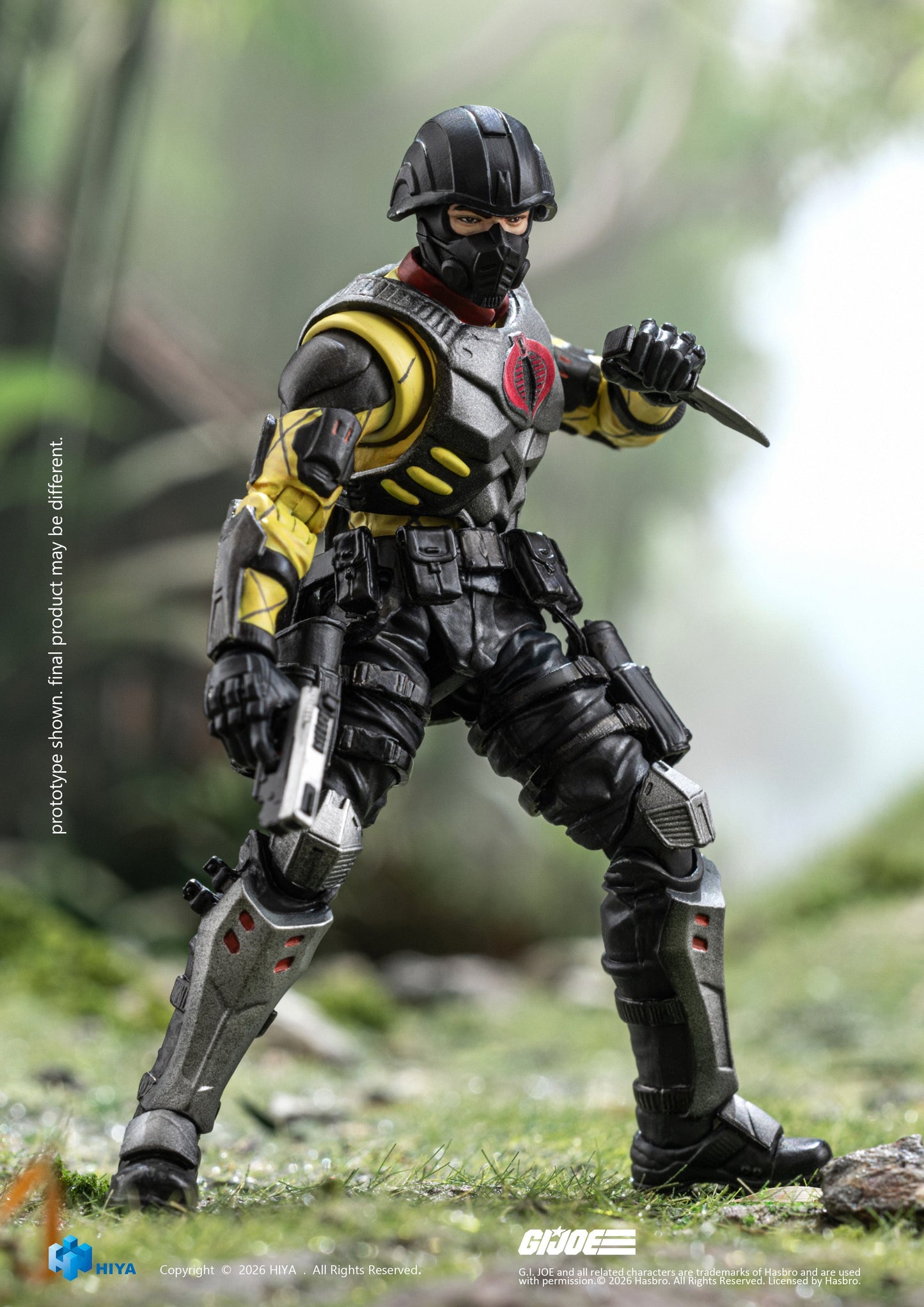 (30/6 CUTOFF) Exquisite Mini Series 1/18 Scale 4 Inch G.I.Joe Python Trooper Action Figure By HIYA Toys