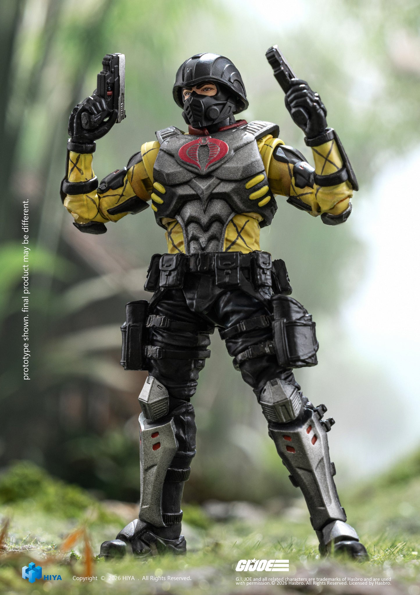 (30/6 CUTOFF) Exquisite Mini Series 1/18 Scale 4 Inch G.I.Joe Python Trooper Action Figure By HIYA Toys