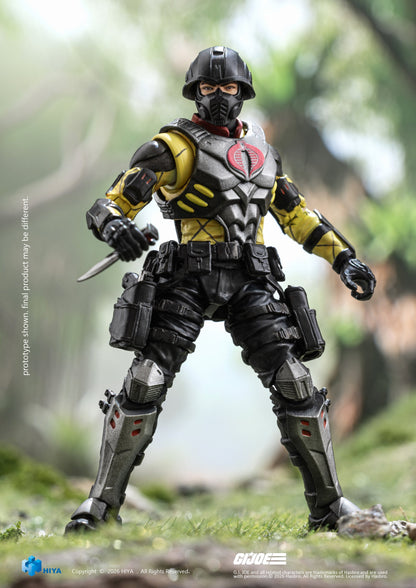 (30/6 CUTOFF) Exquisite Mini Series 1/18 Scale 4 Inch G.I.Joe Python Trooper Action Figure By HIYA Toys