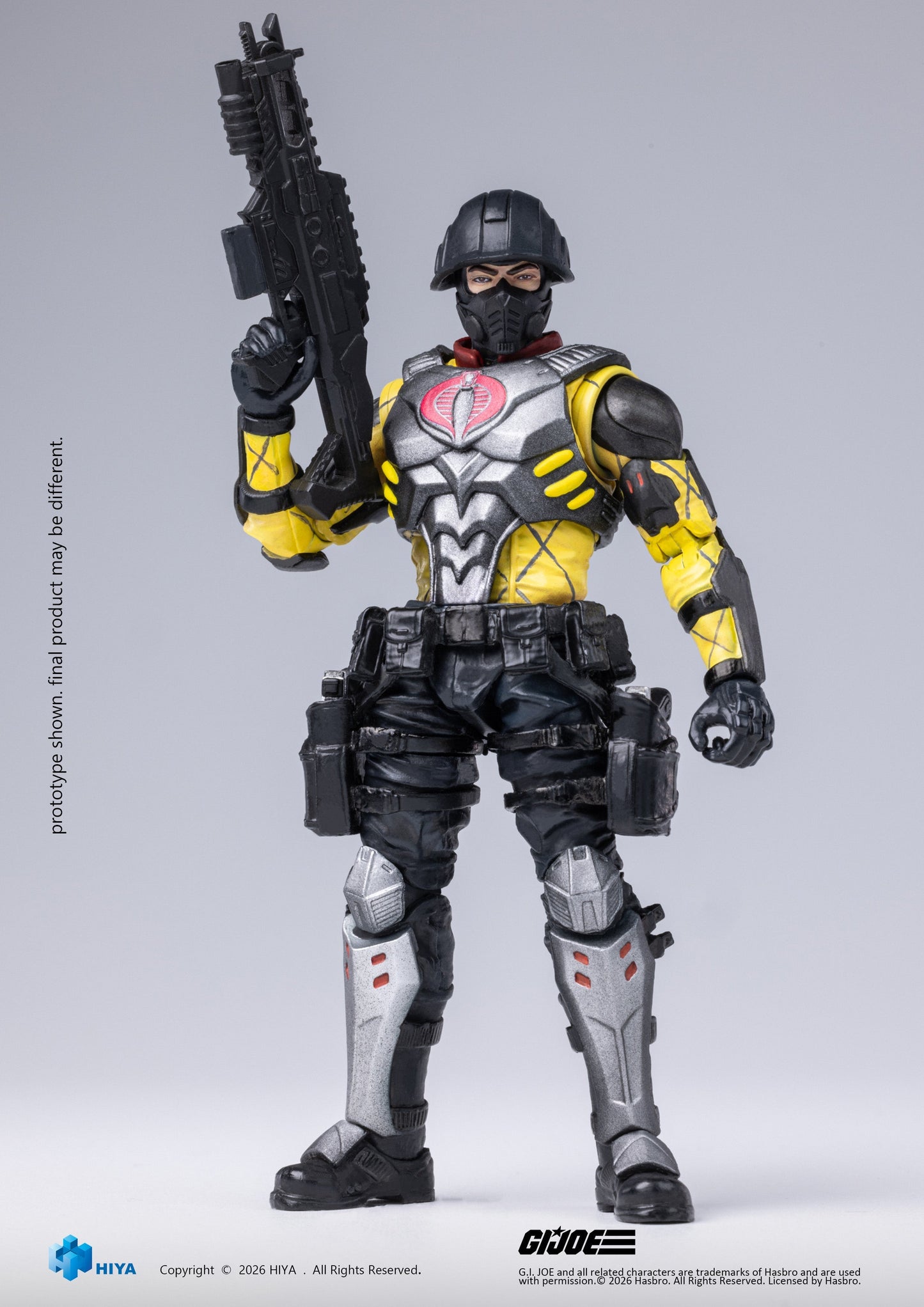 (30/6 CUTOFF) Exquisite Mini Series 1/18 Scale 4 Inch G.I.Joe Python Trooper Action Figure By HIYA Toys