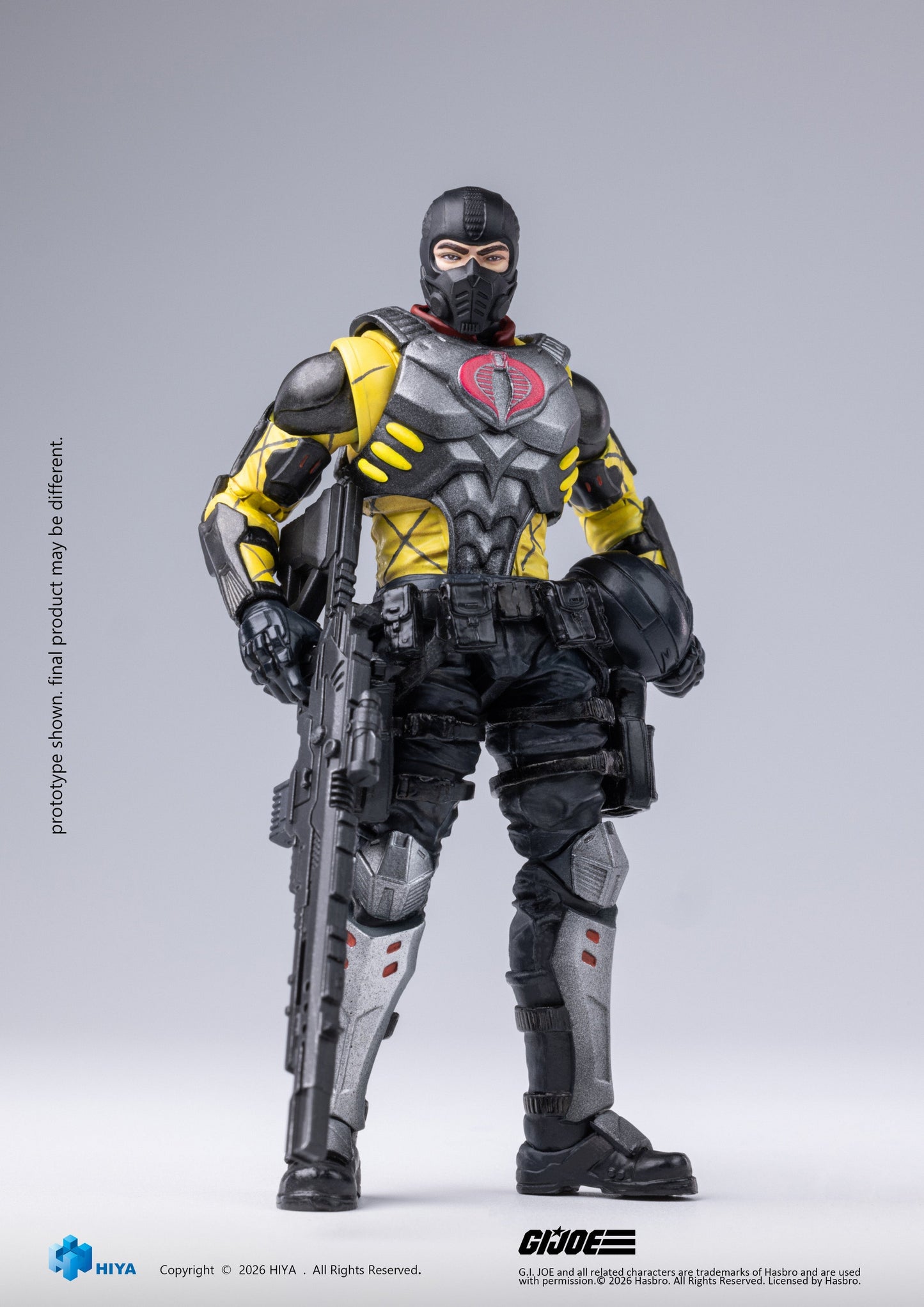(30/6 CUTOFF) Exquisite Mini Series 1/18 Scale 4 Inch G.I.Joe Python Trooper Action Figure By HIYA Toys