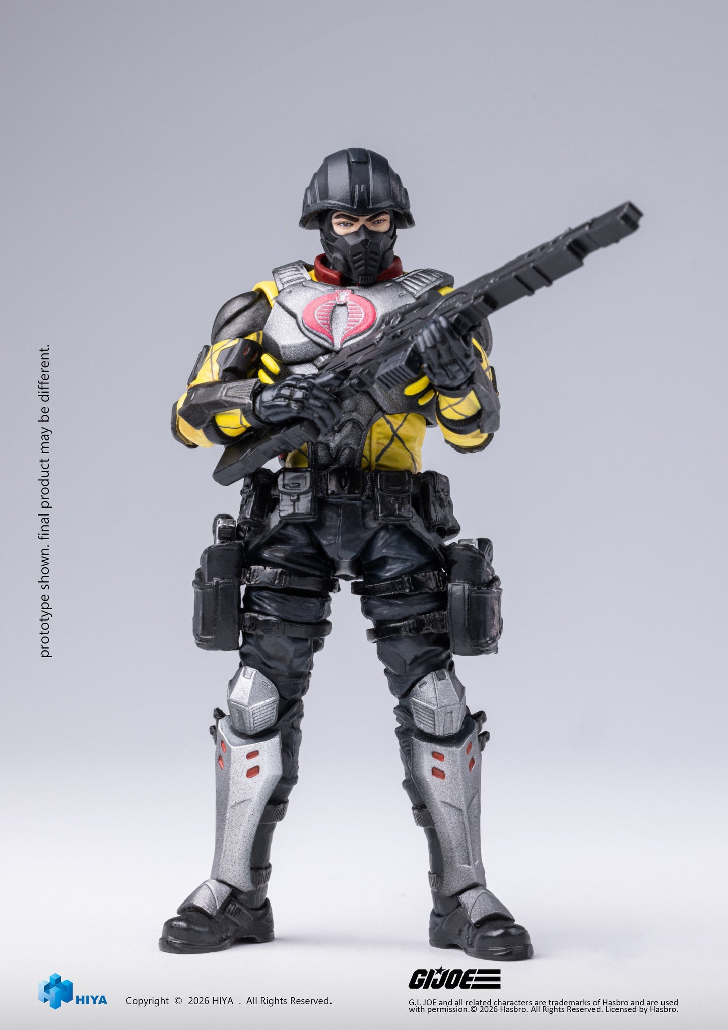(30/6 CUTOFF) Exquisite Mini Series 1/18 Scale 4 Inch G.I.Joe Python Trooper Action Figure By HIYA Toys