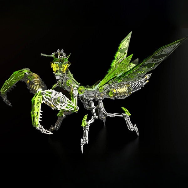 3D Metal Puzzles - Mantis (Purple and Green)