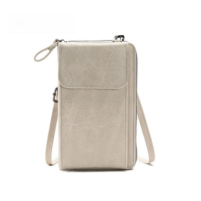 Women's Leather Bag - Multifunctional Mobile Phone Bag