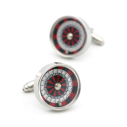 12 Pairs Men's Metal Cufflinks