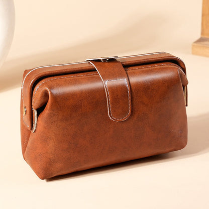 Leather texture women's clutch bag (long/short)