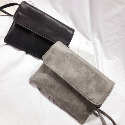 Women's Leather Bag - Shoulder Oblique Span Bag